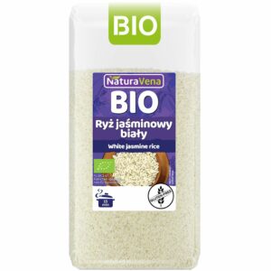 RYŻ JAŚMINOWY BIAŁY BEZGLUTENOWY BIO 500 g - NATURAVENA
