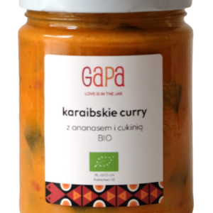CURRY Z CUKINIĄ I ANANASEM KARAIBSKIE BIO 450 g - GAPA