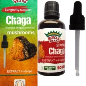 GRZYBY CHAGA EKSTRAKT W KROPLACH 50 ml - ROYAL BRAND