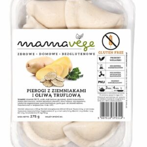 PIEROGI Z ZIEMNIAKAMI I OLIWĄ TRUFLOWĄ BEZGLUTENOWE 275 g - MAMA VEGE
