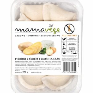 PIEROGI Z SEREM I ZIEMNIAKAMI BEZGLUTENOWE 275 g - MAMA VEGE