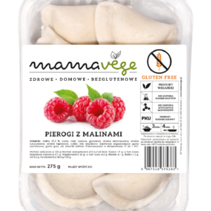 PIEROGI Z MALINAMI BEZGLUTENOWE 275 g - MAMA VEGE