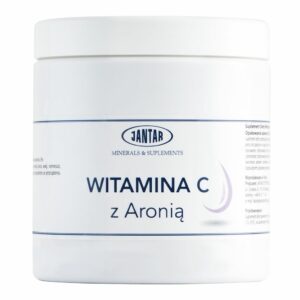 WITAMINA C Z ARONIĄ W PROSZKU (1000 mg) 500 g - JANTAR