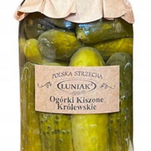 OGÓRKI KISZONE KRÓLEWSKIE 870 g (520 g) - LUNIAK