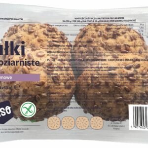 BUŁKI KAJZERKI WIELOZIARNISTE BEZGLUTENOWE (4 szt.) 240 g - WISO