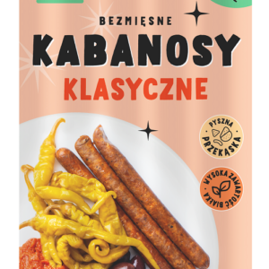 KABANOSY KLASYCZNE ROŚLINNE 160 g - BEZMIĘSNY