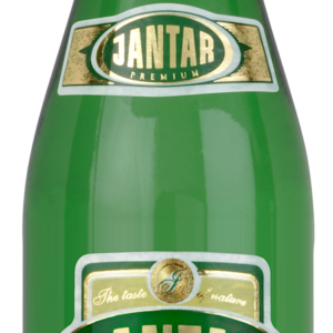 WODA ŹRÓDLANA ŚREDNIOZMINERALIZOWANA GAZOWANA 330 ml (SZKŁO) - JANTAR