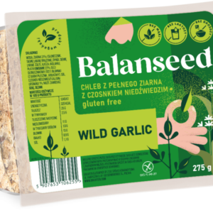 CHLEB Z PEŁNEGO ZIARNA Z CZOSNKIEM NIEDŹWIEDZIM KROJONY BEZGLUTENOWY 275 g - BALVITEN