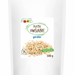 PŁATKI OWSIANE GÓRSKIE BEZGLUTENOWE 500 g - DENVER FOOD