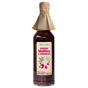 SYROP MALINA Z MIODEM 500 ml - PROSTO ZE WSI