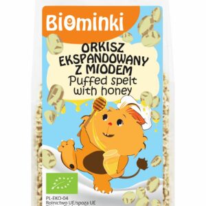ORKISZ EKSPANDOWANY Z MIODEM BIO 210 g - BIOMINKI