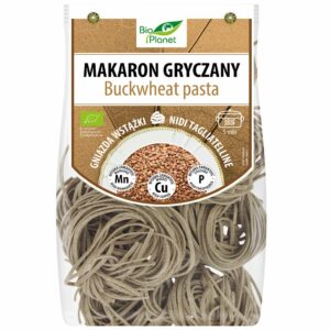 MAKARON (GRYCZANY) GNIAZDA WSTĄŻKI BIO 250 g - BIO PLANET