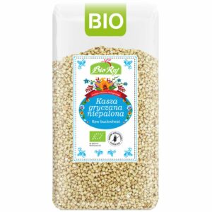 KASZA GRYCZANA NIEPALONA BEZGLUTENOWA BIO (POLSKA) 500 g - BIO RAJ