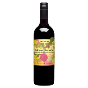 ZAKWAS Z BURAKÓW Z SELEREM, IMBIREM I CYTRYNĄ BIO 750 ml - DELIKATNA