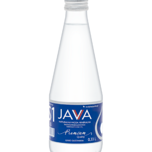 NATURALNA WODA MINERALNA ŚREDNIOZMINERALIZOWANA LEKKO GAZOWANA 330 ml (SZKŁO) - JAVA