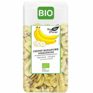 CHIPSY BANANOWE NIESŁODZONE BIO 150 g - BIO PLANET