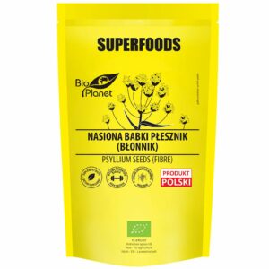NASIONA BABKI PŁESZNIK (BŁONNIK) BIO 250 g - BIO PLANET SUPERFOODS