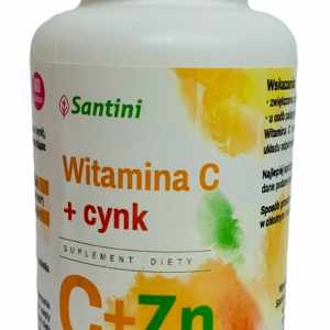 WITAMINA C + CYNK 60 TABLETEK - SANTINI