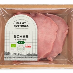 SCHAB KROJONY SUROWY BIO 300 g - FARMY ROZTOCZA (NA ZAMÓWIENIE)