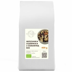 MIESZANKA STUDENCKA Z ŻURAWINĄ BIO 400 g - THE PLANET