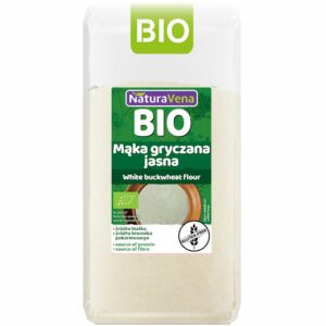 MĄKA GRYCZANA JASNA BEZGLUTENOWA BIO 500 g - NATURAVENA
