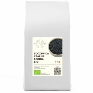 SOCZEWICA CZARNA BELUGA BIO 1 kg - THE PLANET