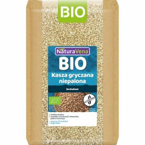 KASZA GRYCZANA NIEPALONA BEZGLUTENOWA BIO 1 kg - NATURAVENA