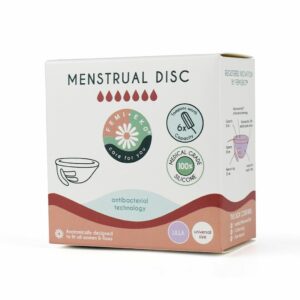DYSK MENSTRUACYJNY UNIWERSALNY ANTYBAKTERYJNY FIOLETOWY - FEMI.EKO