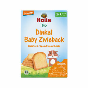 SUCHARKI ORKISZOWE PO 6 MIESIĄCU DEMETER BIO (2 x 100 g) 200 g - HOLLE