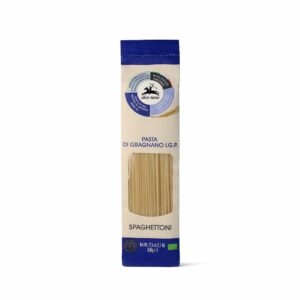 MAKARON (SEMOLINOWY - PASTA DI GRAGNANO) SPAGHETTONI BIO 500 g - ALCE NERO