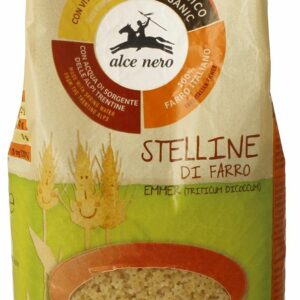 MAKARON (Z PŁASKURKI) GWIAZDKI DLA DZIECI OD 6 MIESIĄCA BIO 500 g - ALCE NERO