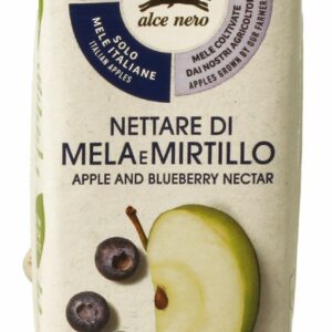 NEKTAR JABŁKOWO - BORÓWKOWY BIO 200 ml - ALCE NERO