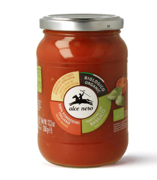 SOS POMIDOROWY Z BAZYLIĄ BIO 350 g - ALCE NERO - obrazek 2