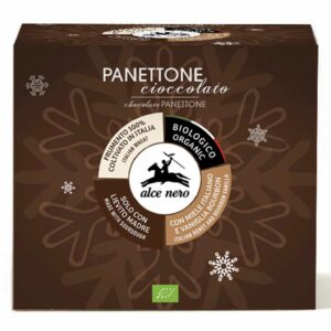 BABKA PANETTONE CIOCCOLATO BIO 750 g - ALCE NERO (PRODUKT SEZONOWY)