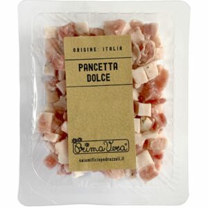 BOCZEK SUROWY (PANCETTA) KOSTKA BEZGLUTENOWY BIO 100 g - PRIMAVERA