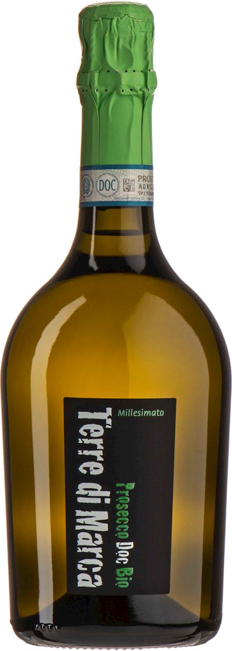 WINO BIAŁE WYTRAWNE MUSUJĄCE TERRE DI MARCA PROSECCO BIO 750 ml - CORVEZZO