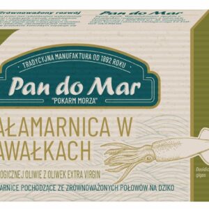 KAŁAMARNICA HUMBOLDTA W BIO OLIWIE Z OLIWEK EXTRA VIRGIN 120 g (90 g) - PAN DO MAR