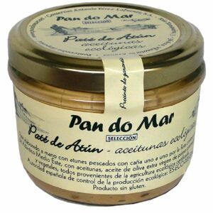 PASTA Z TUŃCZYKA I BIO OLIWKAMI BEZGLUTENOWA 125 g (SŁOIK) - PAN DO MAR