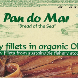 ANCHOIS (SARDELE) FILETY W BIO OLIWIE Z OLIWEK EXTRA VIRGIN 50 g (30 g) - PAN DO MAR
