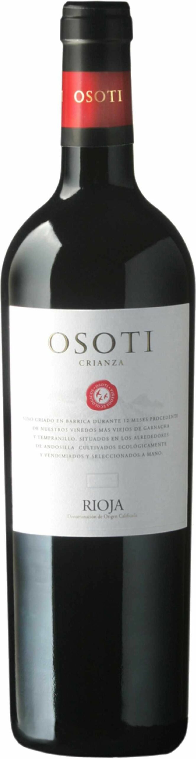 WINO CZERWONE WYTRAWNE DEMETER BIO 0,75 L (HISZPANIA) - VINEDOS RUIZ JIMENZEZ (OSOTI)
