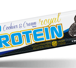 BATON PROTEINOWY O SMAKU CIASTECZKOWYM W POLEWIE BIAŁEJ BEZGLUTENOWY 60 g - MAXSPORT