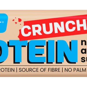 BATON PROTEINOWY CRUNCHY KAKAOWY W CZEKOLADZIE MLECZNEJ BEZ DODATKU CUKRÓW BEZGLUTENOWY 40 g - MAXSPORT