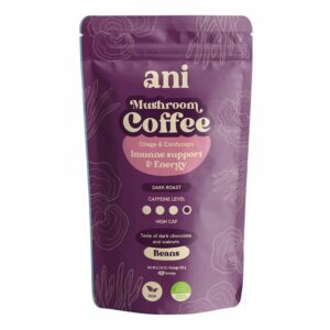 KAWA ZIARNISTA ARABICA Z CHAGA I CORDYCEPS BIO 350 g - ANI