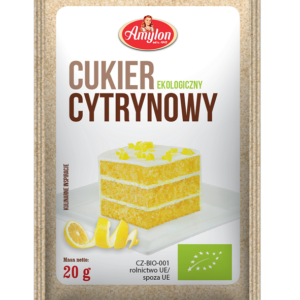 CUKIER CYTRYNOWY BIO 20 g - AMYLON