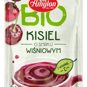 KISIEL INSTANT O SMAKU WIŚNIOWYM BEZGLUTENOWY BIO 30 g - AMYLON