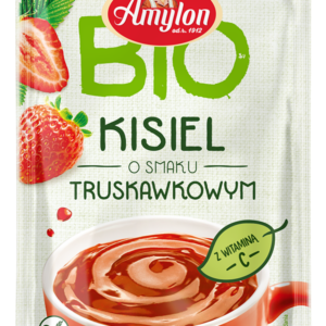 KISIEL INSTANT O SMAKU TRUSKAWKOWYM BEZGLUTENOWY BIO 30 g - AMYLON