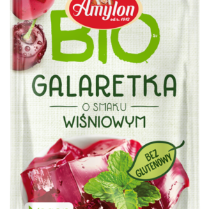 GALARETKA Z AGAREM O SMAKU WIŚNIOWYM BEZGLUTENOWA BIO 40 g - AMYLON