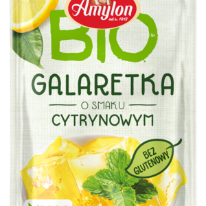 GALARETKA Z AGAREM O SMAKU CYTRYNOWYM BEZGLUTENOWA BIO 40 g - AMYLON