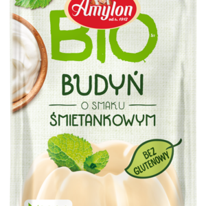 BUDYŃ O SMAKU ŚMIETANKOWYM BEZGLUTENOWY BIO 40 g - AMYLON