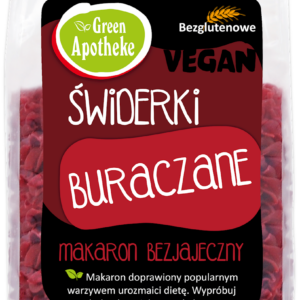 MAKARON (KUKURYDZIANY Z BURAKIEM) ŚWIDERKI BEZGLUTENOWY 300 g - APOTHEKE
